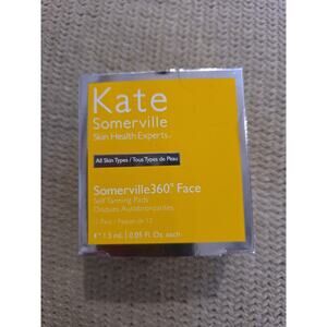 NIB Kate Somerville Somerville360 FACE SELF TANNING PADS. 12 Pads
